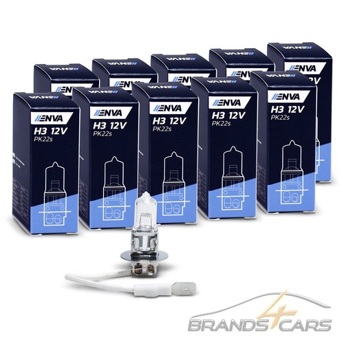 10x enva glühlampe 55w - h3, 12v